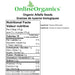 Organic Alfalfa Seeds Nutritional Facts