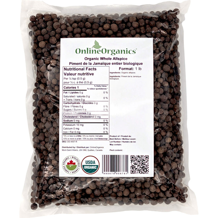 Organic Allspice Seeds (Whole)