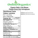 Organic Baby Lima Beans Nutritional Facts