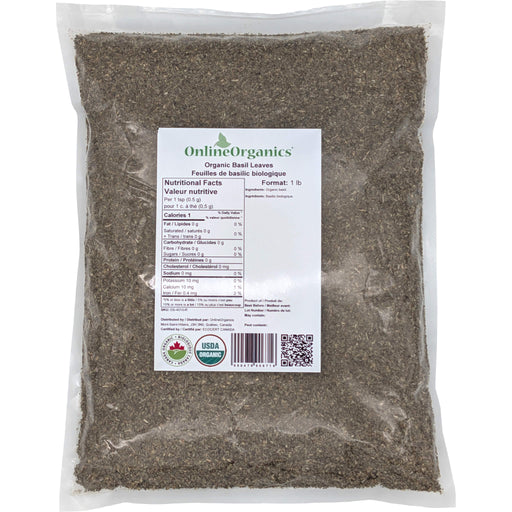Organic Basil Leaves