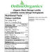 Organic Black Beluga Lentils Nutritional Facts