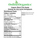 Organic Black Chia Seeds Nutritional Facts