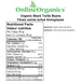 Organic Black Turtle Beans Nutritional Facts