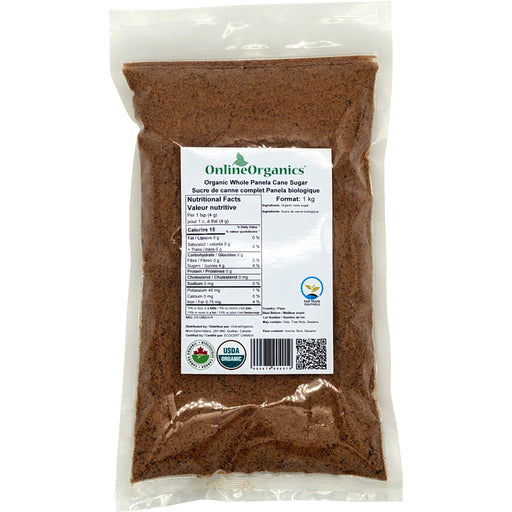 Organic Whole Panela Cane Sugar (Certified Fairtrade)