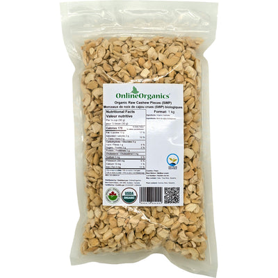 Organic Raw Cashew Pieces (SWP) (Certified Fairtrade)