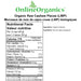 Organic Cashew Pieces Nutritional Facts