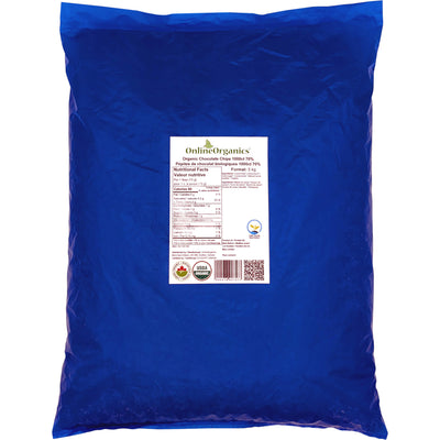 Organic Chocolate Chips 1000ct 70% (Certified Fairtrade)
