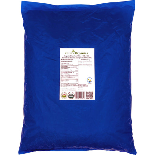 Organic Chocolate Chips 1000ct 70% (Certified Fairtrade)
