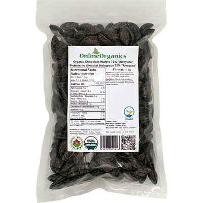 Organic Chocolate Wafers 72% "Arroyuna" (Certified Fairtrade)