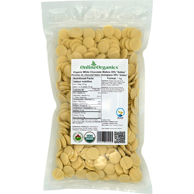 Organic White Chocolate Wafers 35% "Ankha" (Certified Fairtrade)