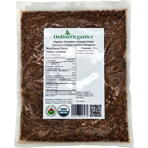 Organic Cinnamon (Cassia) Chips