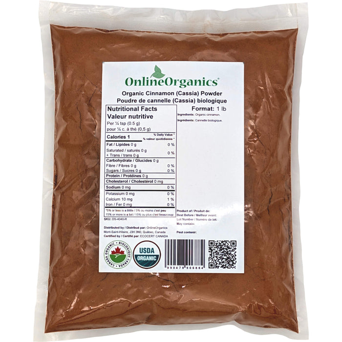 Organic Cinnamon (Cassia) Powder