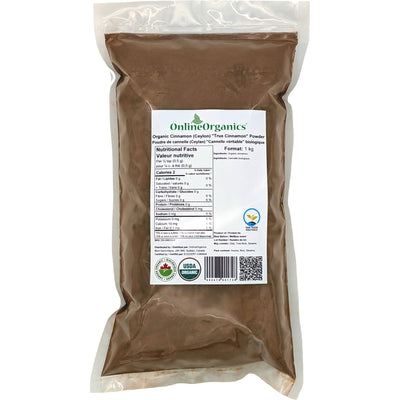 Organic Cinnamon (Ceylon) "True Cinnamon" Powder (Certified Fairtrade)