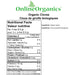 Organic Cloves (Certified Fairtrade) Nutritional Facts