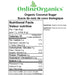 Organic Coconut Sugar Nutritional Facts