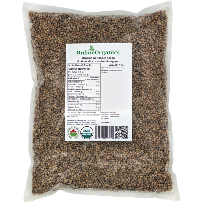 Organic Coriander Seeds Whole
