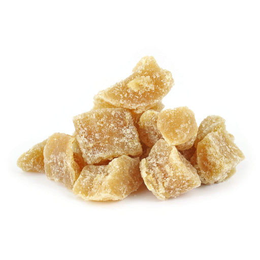 Organic Diced Crystallized Ginger 8-20mm (Cane Sugar Coated) (Certified Fairtrade)