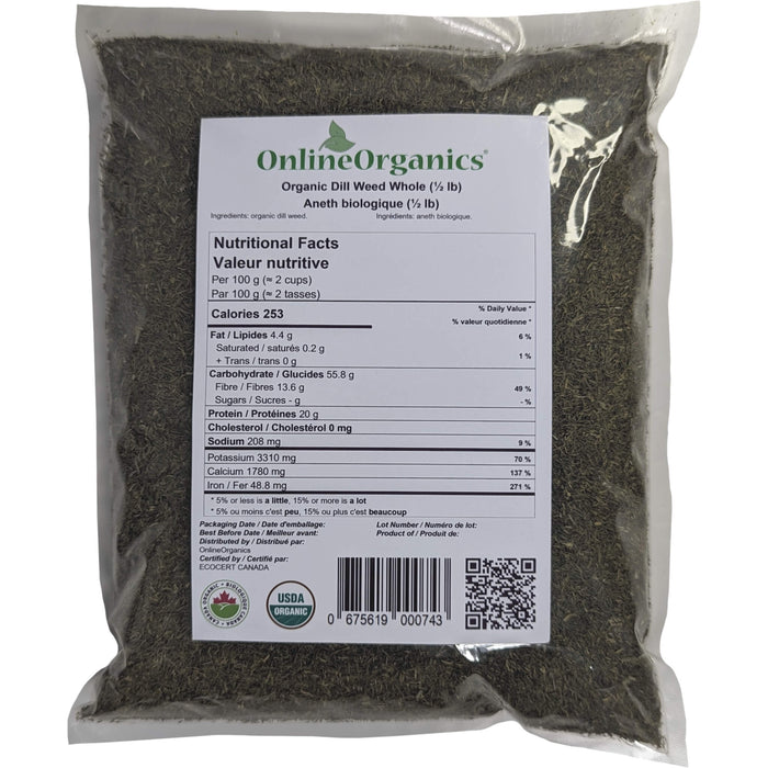 Organic Dill Weed Whole