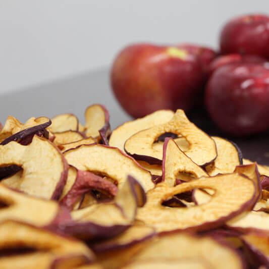 Organic Dried Apple Slices from Quebec