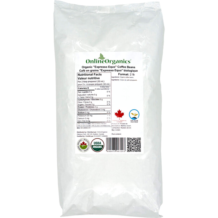 Organic "Expresso Equo" Coffee Beans (Certified Fairtrade)