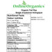 Organic Fall Rye Nutritional Facts