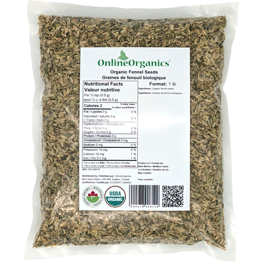 Organic Fennel Seed Whole