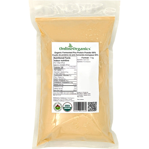 Organic Fermented Pea Protein Powder 80%
