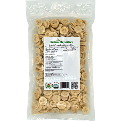 Organic Freeze Dried Banana Slices