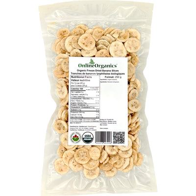 Organic Freeze Dried Banana Slices