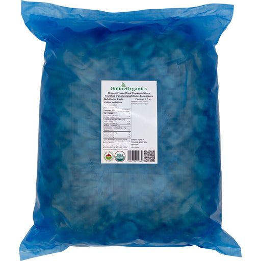 Organic Freeze Dried Pineapple Slices