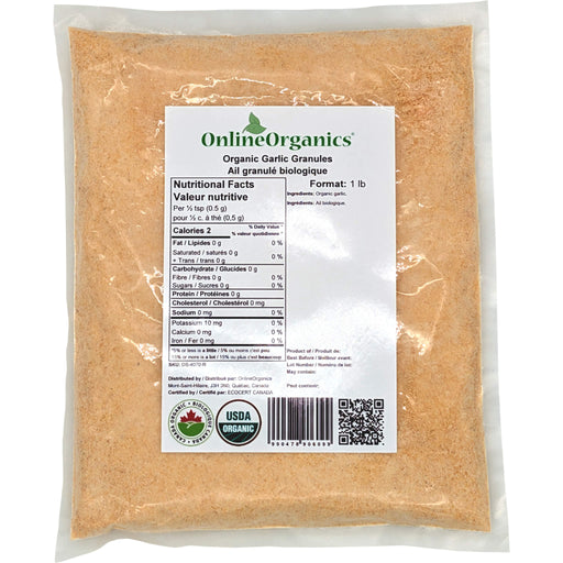 Organic Garlic Granules