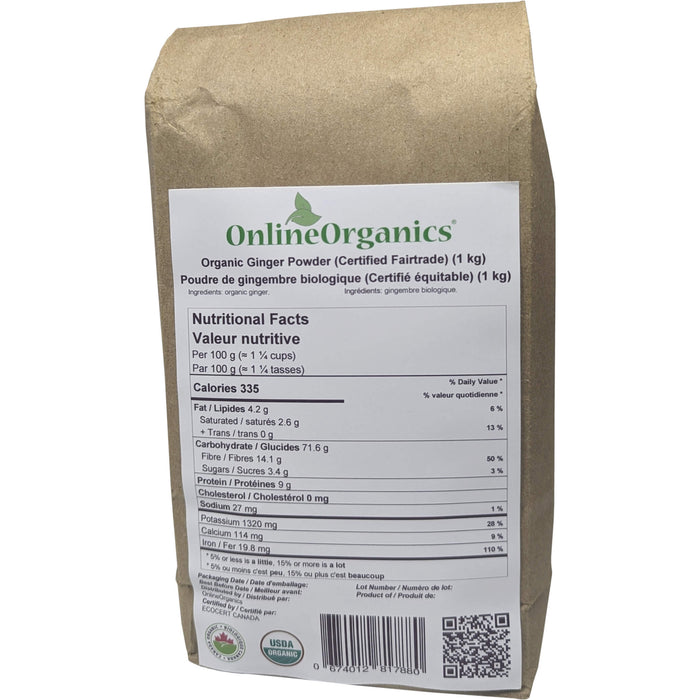 Organic Ginger Powder (Certified Fairtrade)