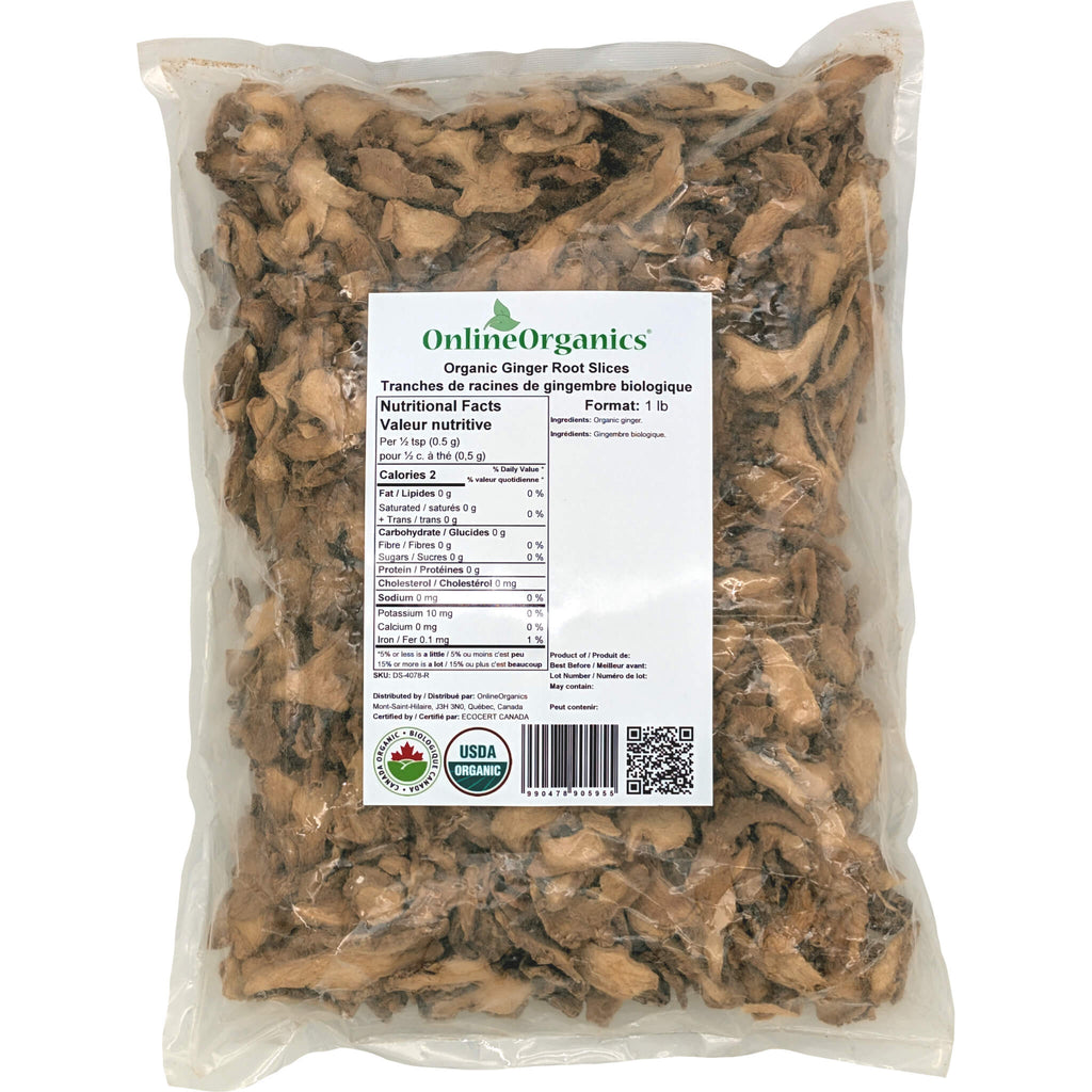 Organic Ginger Root Slices — OnlineOrganics