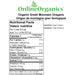 Organic Greek Mountain Oregano Nutritional Facts