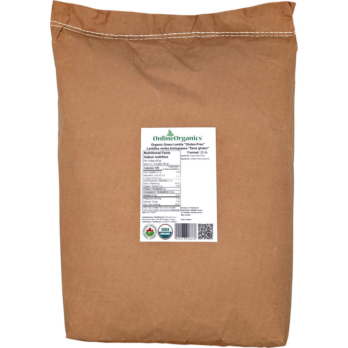 Organic Green Lentils (Gluten-Free)