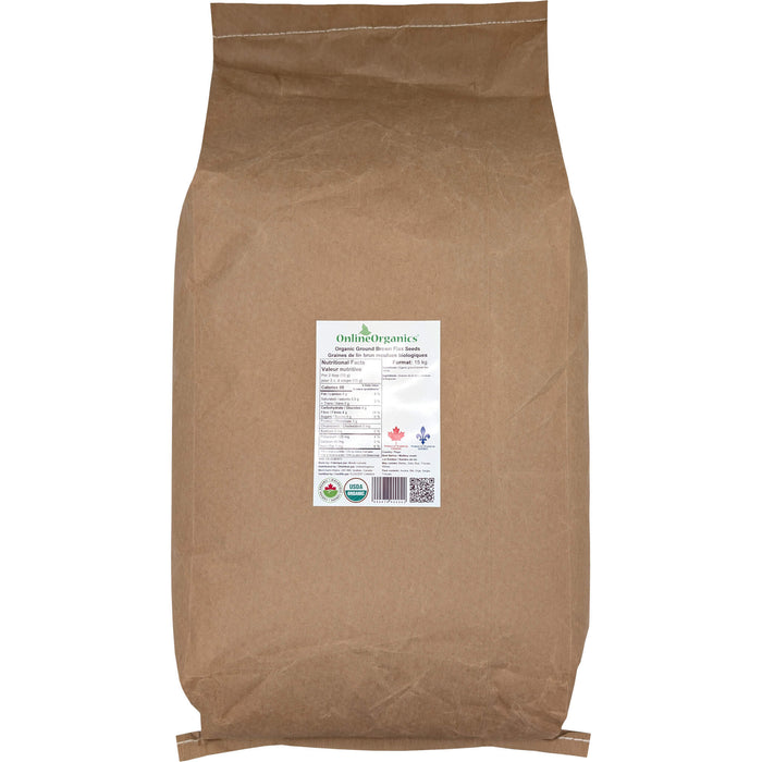 Organic Ground Brown Flax Seeds