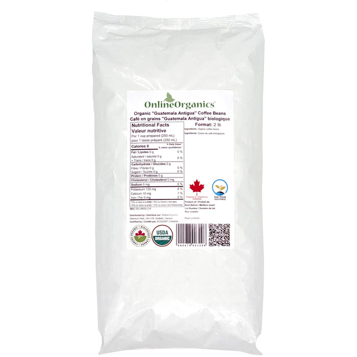 Organic "Guatemala Antigua" Coffee Beans (Certified Fairtrade)