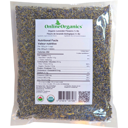 Organic Lavender Flowers Whole