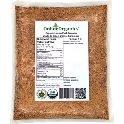 Organic Lemon Peel Granules