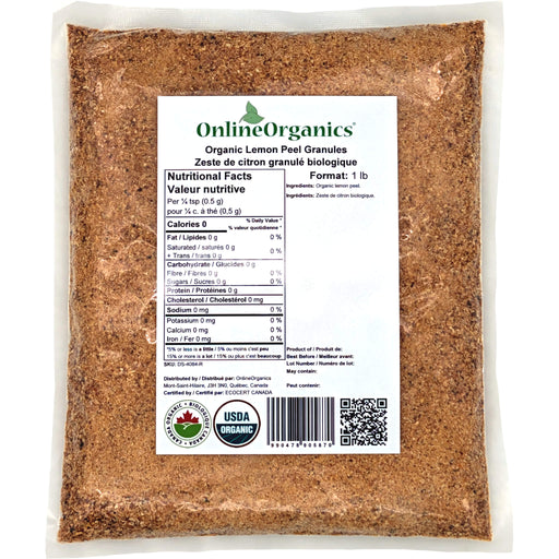 Organic Lemon Peel Granules
