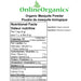 Organic Mesquite Powder Nutritional Facts