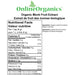 Organic Monk Fruit Extract Nutritional Facts