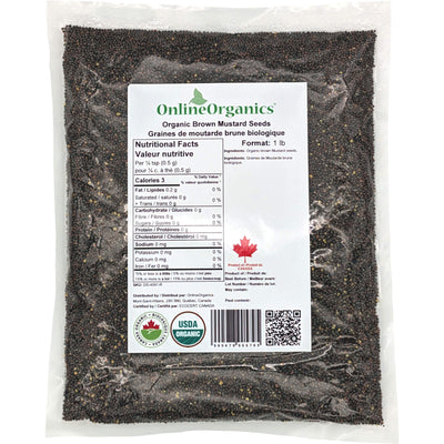 Organic Mustard Seed Brown Whole