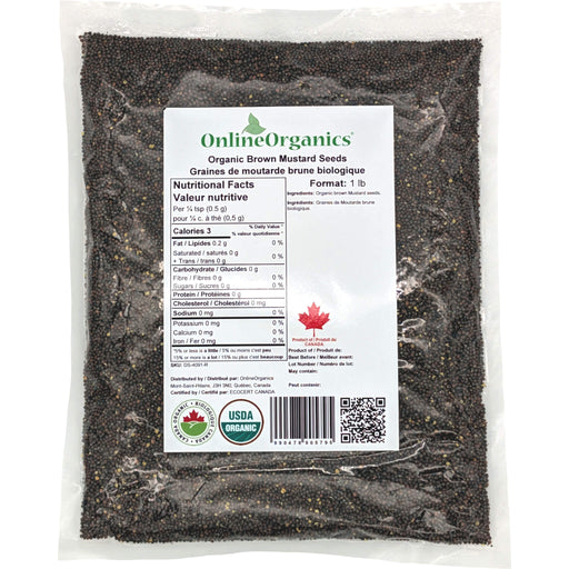 Organic Mustard Seed Brown Whole