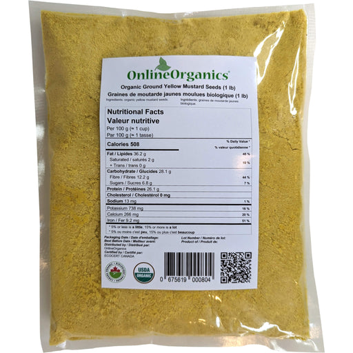 Organic Mustard Seed Yellow Ground
