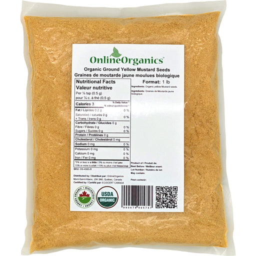 Organic Mustard Seed Yellow Ground