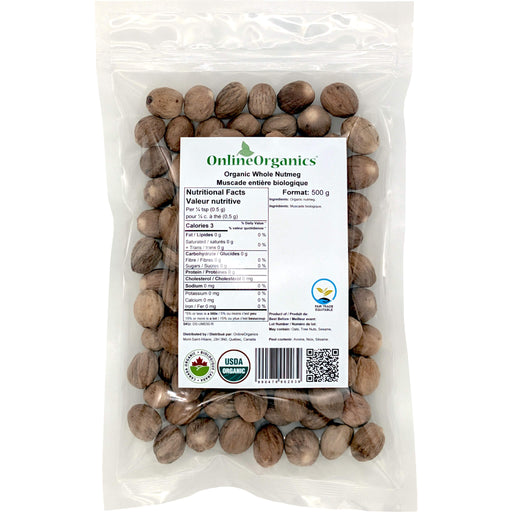 Organic Whole Nutmeg (Certified Fairtrade)