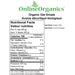 Organic Oat Groats Nutritional Facts