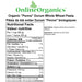 Organic "Penne" Durum Whole Wheat Pasta Nutritional Facts