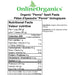 Organic "Penne" Spelt Pasta Nutritional Facts